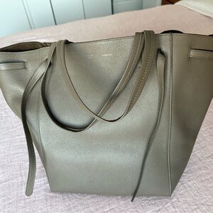 Old Céline Cabas Tote in Taupe